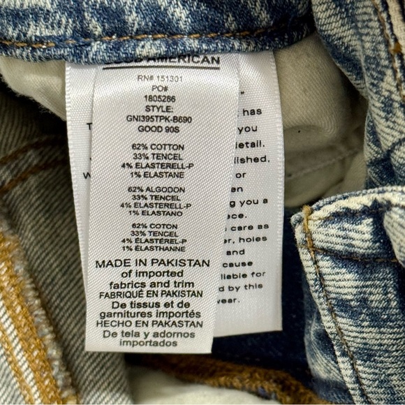 NWT! Good American Good 90s Mid Rise Baggy Jeans Size 8/29 - Picture 9 of 10